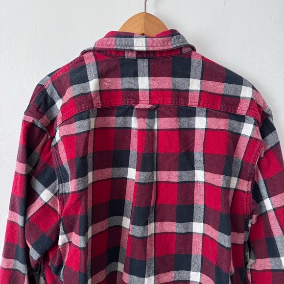 Jachs mens bundle of two XL button down flannels blue and red - Picture 9 of 10